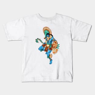 Aztec god of war and the sun - Huitzilopochtli Kids T-Shirt